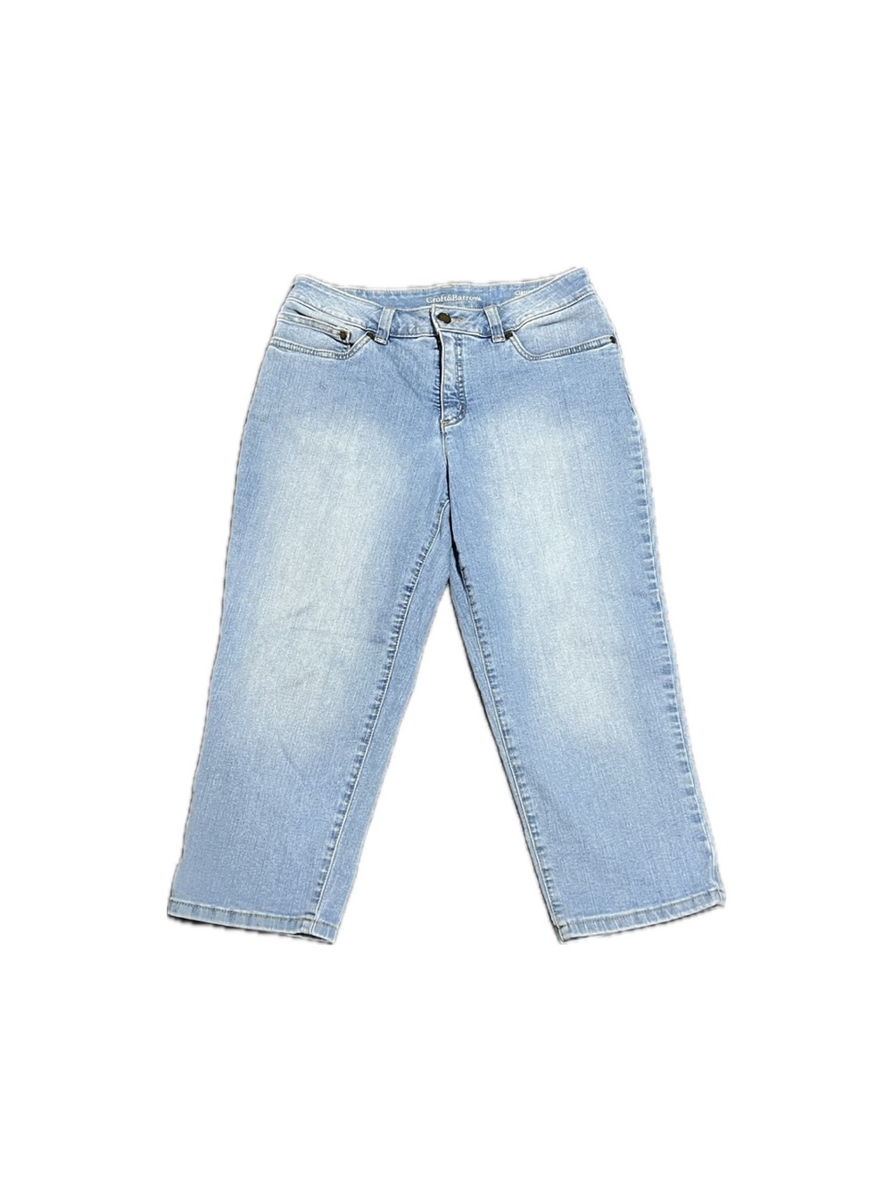 croft & barrow Light Blue Crop Straight Jeans
